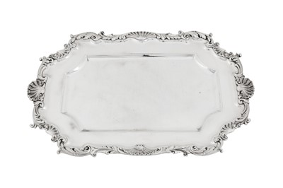 Lot 414 - A William IV sterling silver dish or tray, London 1836 by Paul Storr (1771-1844, first reg. 12th Jan 1793)