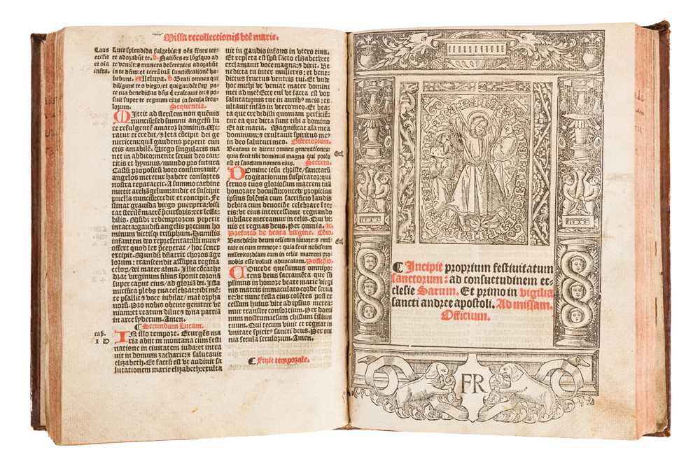 Lot 27 - Missal, use of Sarum, Paris, 1533