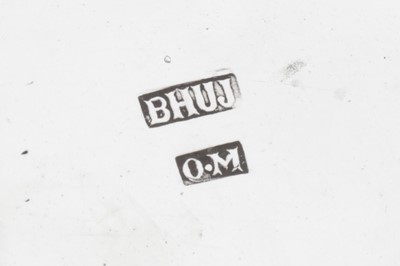 Lot 121 - A late 19th century Anglo – Indian silver mug, Cutch, Bhuj circa 1890 by Oomersi Mawji (active circa 1860-90)