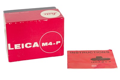 Lot 222 - A Leica M4-P Rangefinder Camera