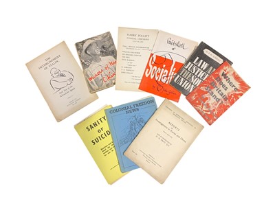 Lot 51 - Political ephemera: War crimes, Communism, Nuclear disarmament