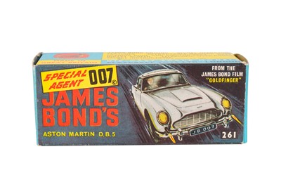 Lot 423 - CORGI JAMES BOND 261 ASTON MARTIN DB5 FROM FILM 'GOLDFINGER'