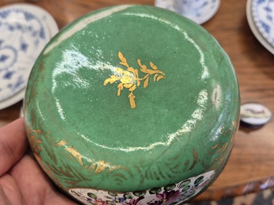 Lot 115 - A group of three George III Bilston or South Staffordshire enamel bowls