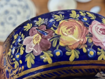 Lot 115 - A group of three George III Bilston or South Staffordshire enamel bowls