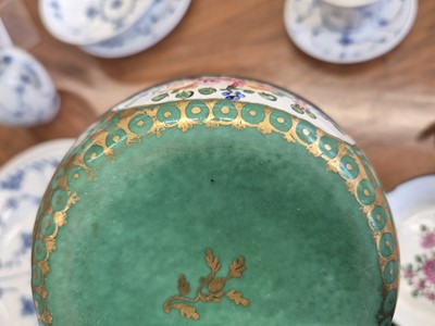 Lot 115 - A group of three George III Bilston or South Staffordshire enamel bowls