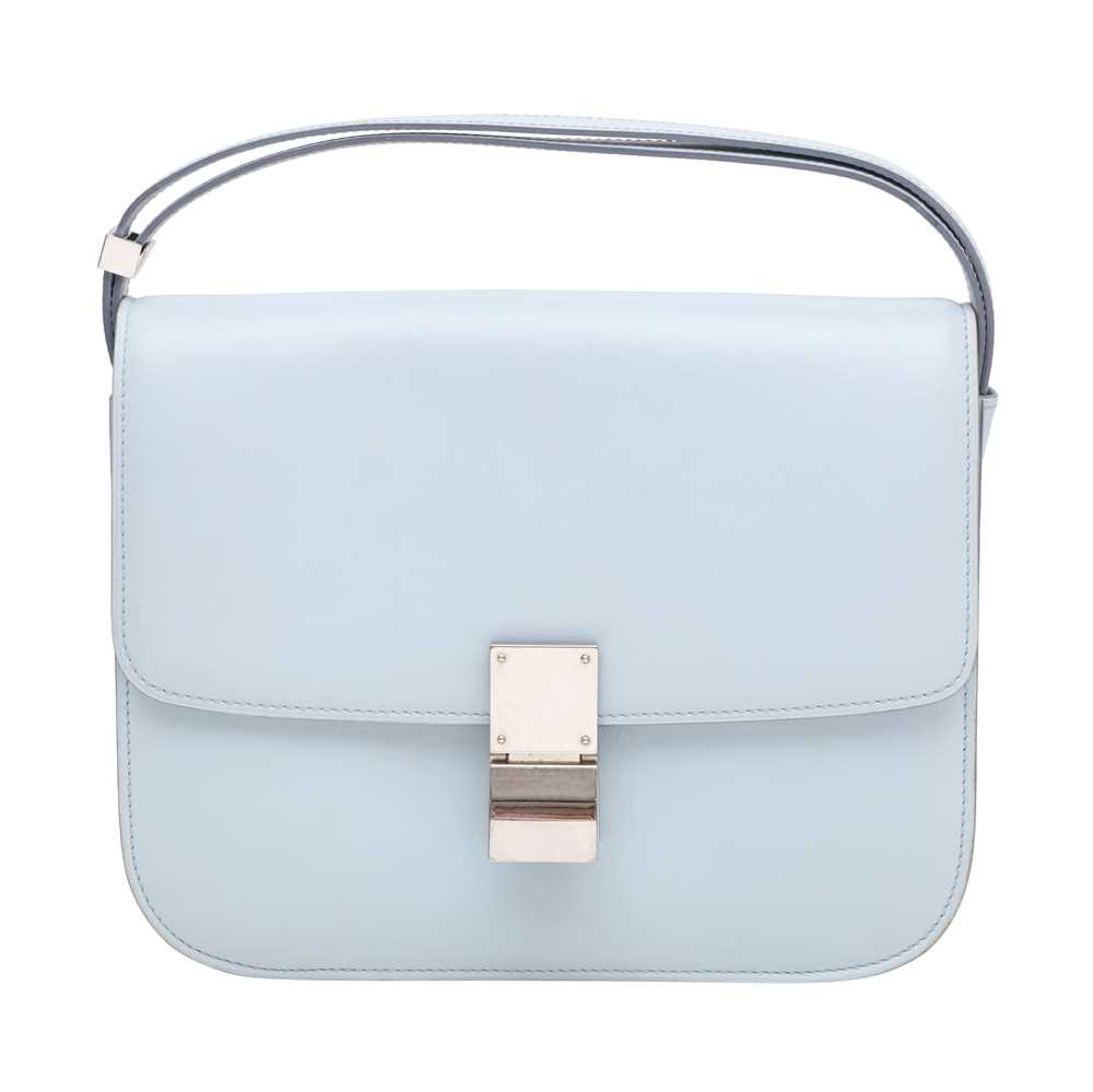 Lot 72 - Celine Pale Blue Medium Classic Box Flap Bag