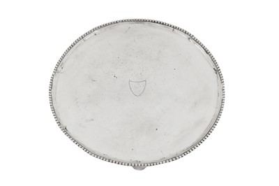 Lot 263 - A late 18th century Dutch silver salver, Amsterdam 1787 by Diederik Willem Rethmeyer (1756-1821, master 1785)