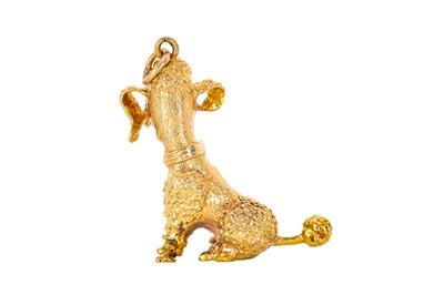 Lot 58 - A POODLE PENDANT