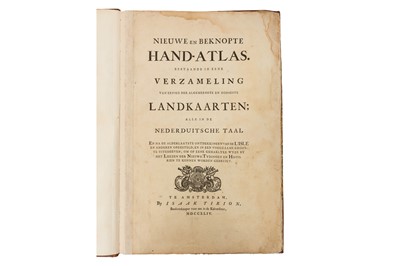 Lot 78 - Tirion. Nieuwe en Beknopte Hand-Atlas, 1744
