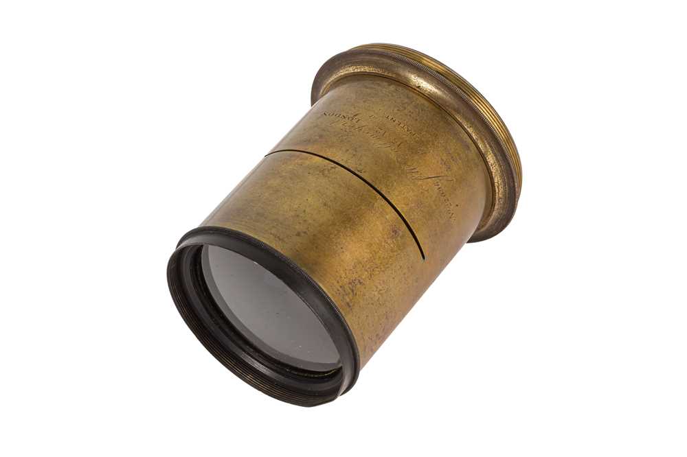 Lot 70 - A J.H Dallmeyer 15x12 Rapid Rectilinear Waterhouse Stop Lens