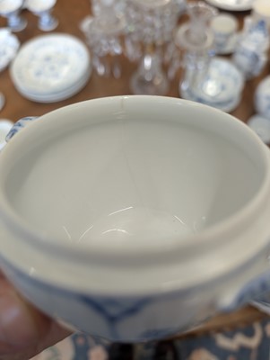 Lot 160 - A Royal Copenhagen blue fluted composite dinner service