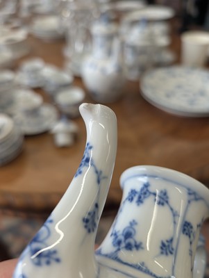 Lot 160 - A Royal Copenhagen blue fluted composite dinner service