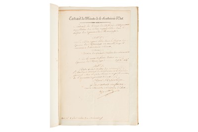 Lot 67 - Napoleon I - ‘Comptabilite 1810.’ Marriage to Marie Louise of Austria 1810
