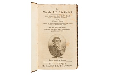 Lot 11 - Paine. Die Rechte des Menschen & Politik und Gesetzgebung 1793, 1794