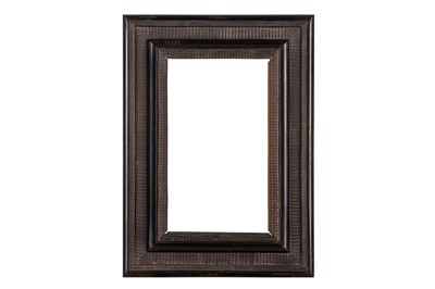 Lot 258 - NORTHERN ITALIAN EBONISED RIPPLE MOULDED FRAME