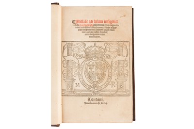 Lot 29 - Missale ad usum insignis ecclesie Sarisburiensus, 1557