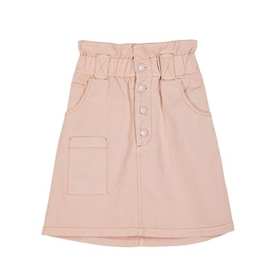 Lot 590 - Fendi Pink Denim Mini Skirt - Size 36