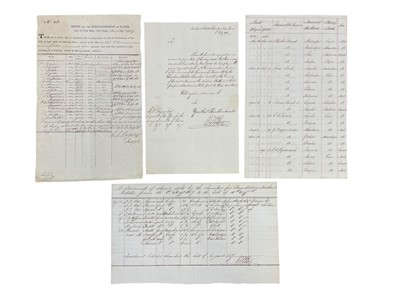 Lot 72 - Slavery in South Africa. Archive of letters and documents. 1816-38