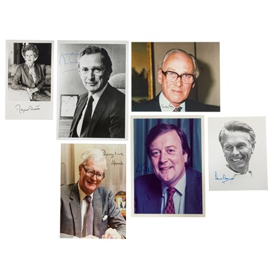 Lot 463 - British Politicians.- Incl. Margaret Thatcher
