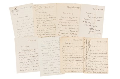 Lot 60 - Clemenceau. Important collection of 81 letters to Admiral Frederick Maxse