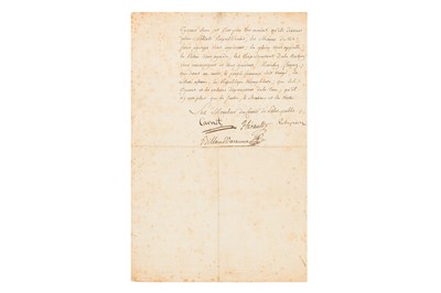 Lot 70 - Robespierre. signed document. 1793