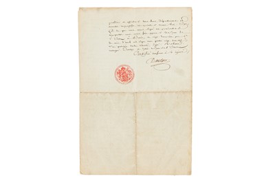 Lot 61 - Danton. Signed document. 1792