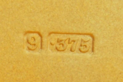 Lot 2 - Vexillology interest - A George V 9 carat gold cigarette case, Birmingham 1937 by William Neale