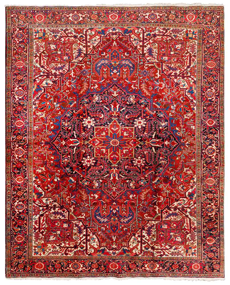 Lot 79 - A FINE HERIZ CARPET, NORTH-WEST PERSIA