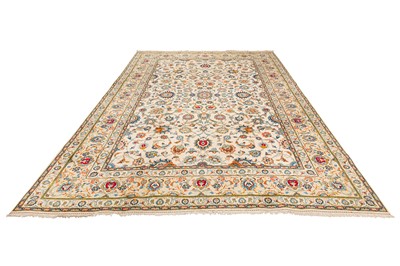 Lot 11 - A FINE KASHAN CARPET, WEST PERSIA