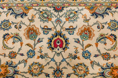 Lot 11 - A FINE KASHAN CARPET, WEST PERSIA