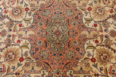 Lot 49 - A FINE ANTIQUE TABRIZ CARPET, NORTH-WEST PERSIA