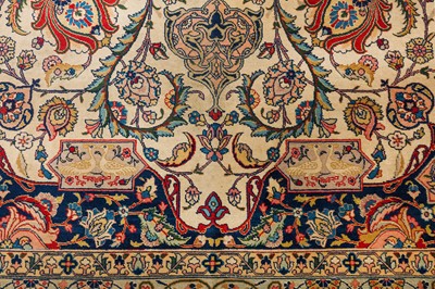 Lot 49 - A FINE ANTIQUE TABRIZ CARPET, NORTH-WEST PERSIA