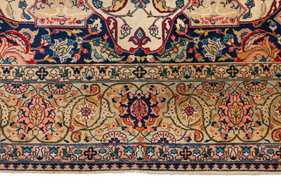 Lot 49 - A FINE ANTIQUE TABRIZ CARPET, NORTH-WEST PERSIA