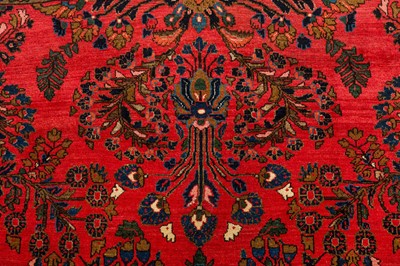 Lot 35 - A FINE SAROUK RUG, WEST PERSIA