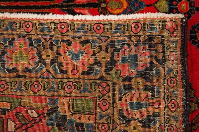 Lot 35 - A FINE SAROUK RUG, WEST PERSIA