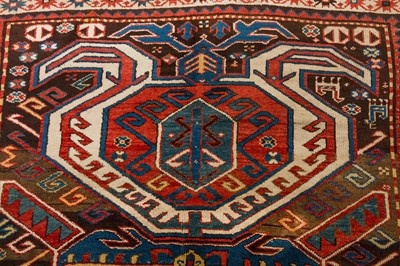 Lot 92 - AN ANTIQUE LENKORAN RUG, SOUTH CAUCASUS