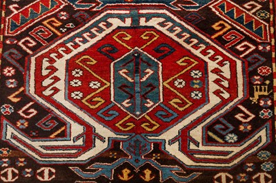 Lot 92 - AN ANTIQUE LENKORAN RUG, SOUTH CAUCASUS