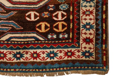 Lot 92 - AN ANTIQUE LENKORAN RUG, SOUTH CAUCASUS