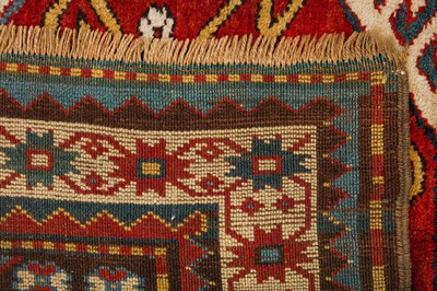 Lot 92 - AN ANTIQUE LENKORAN RUG, SOUTH CAUCASUS