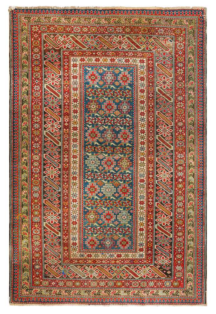 Lot 5 - AN ANTIQUE CHICHI RUG, EAST CAUCASUS