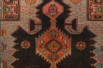 Lot 69 - AN UNUSUAL ANTIQUE WEST PERSIAN RUG