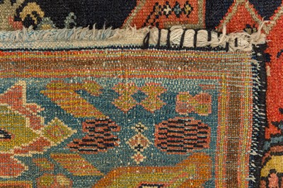Lot 69 - AN UNUSUAL ANTIQUE WEST PERSIAN RUG