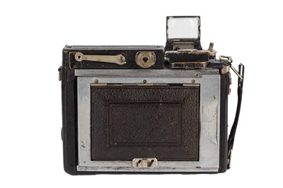 Lot 63 - A Plaubel Makina II Strut Folding Rangefinder Camera