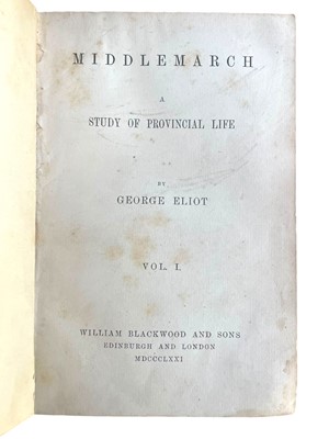 Lot 138 - Eliot. Middlemarch first ed. 1871-72