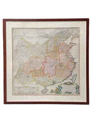 Lot 88 - China: Homann Heirs (publisher) Regni Sinae, c.1750