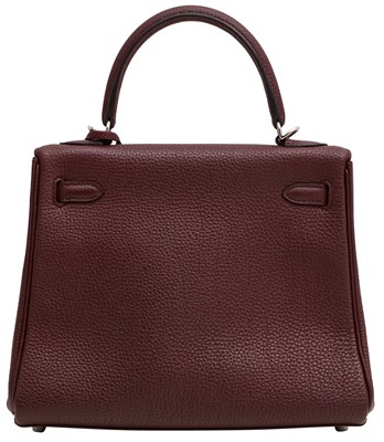 Lot 54 - Hermes Rouge Sellier Togo Kelly Retourne 25