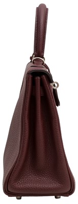Lot 54 - Hermes Rouge Sellier Togo Kelly Retourne 25
