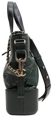 Lot 116 - Chanel Dark Green Medium Gabrielle Hobo Bag