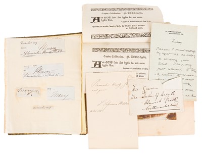 Lot 53 - Autograph Albums.- 19th century