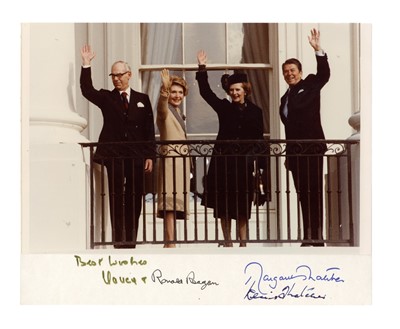 Lot Thatcher (Margaret) & Ronald Reagan